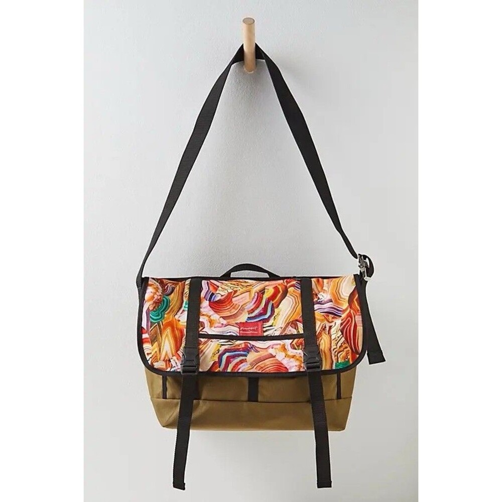 Free People FP Movement x Manhattan Portage Kaleidoscope Messenger Bag NWT